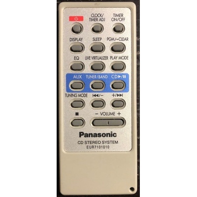 съвместим PANASONIC EUR7101010 - съвместимо дистанционно управление на марката General (EUR7101010)