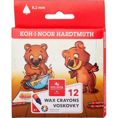 Koh-i-noor voskovky TRIO WAX 8272 8,2mm 12ks