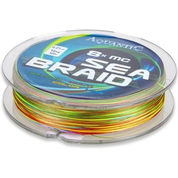 Aquantic šnúra osempramenná MC Sea-Braid 300 m 0,30 mm multicolor