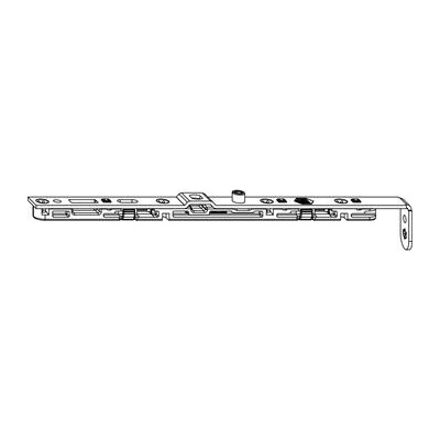 MACO otevíravý/sklopný štulp fix POWER FFB 255-1400 150kg stříbrný 217729