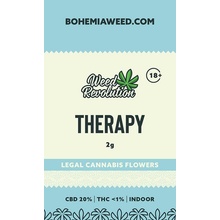 Weed Revolution Therapy Indoor CBD 20% THC 1% 2 g