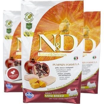 N&D Grain Free Pumpkin DOG Adult Mini Chicken & Pomegranate 0,8 kg