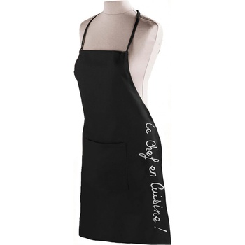 Douceur d'intérieur dámská zástěra BLACK bavlna