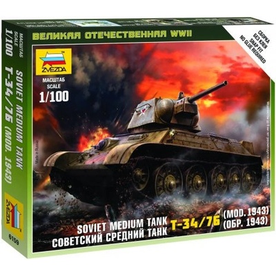 Zvezda T-34/76 Model 1943 1:100