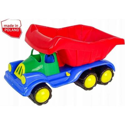 HEMAR Barevný sklápěč Dopravní automobilový přívěs velký 45 cm