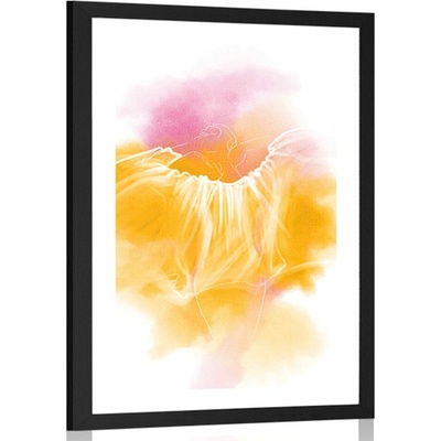 Plakát s paspartou ženská přirozenost - 40x60 no frame
