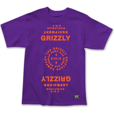Grizzly Mirrored Tee purple