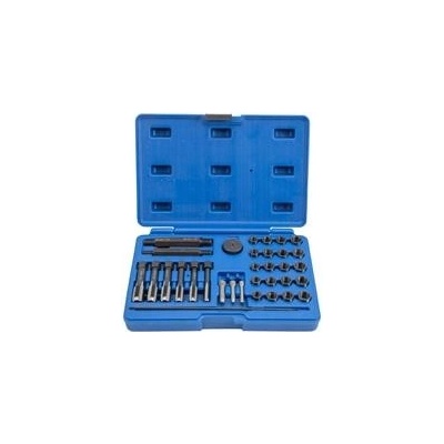 Sada na opravu závitů žhavicích svíček M8x1, M10x1, M10x1.25, M12x1.25, 33 kusů - QS14140