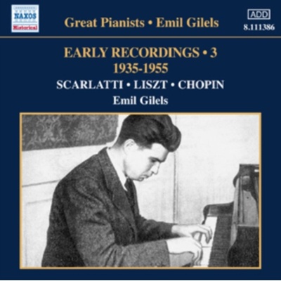 GILELS EMIL: EARLY RECORDINGS 3:1935-1 CD