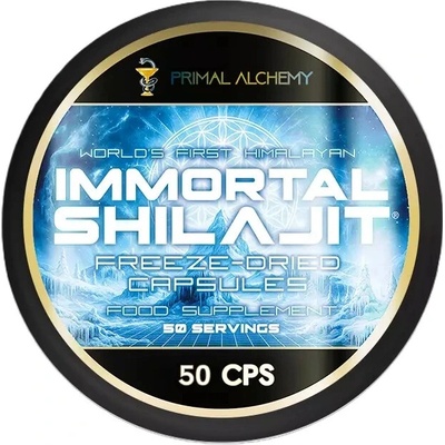 Primal Alchemy IMMORTAL SHILAJIT CAPSULES Surový lyofilizovaný 25 kapsúl