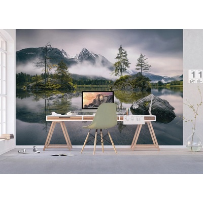 AG design FTNXXL-3013 vliesová fototapeta Forest Lake rozměry 360 x 270 cm