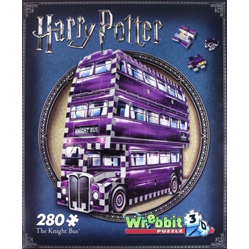 Wrebbit 3D Puzzle Harry Potter Záchranný autobus 280 ks