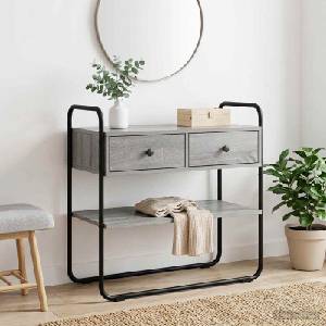 vidaXL Конзолна маса Сив Сонома 80 x 40 x 75 см Инженерна дървесина (8007548)
