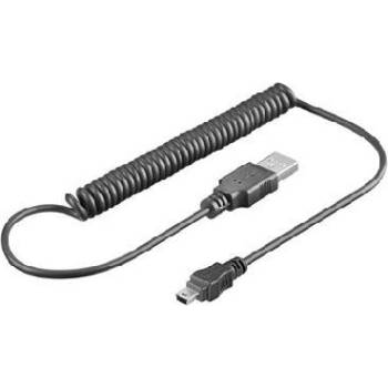 PremiumCord ku2m1akr Kabel mini USB, A-B 1,5m - kroucený 50cm až 150cm