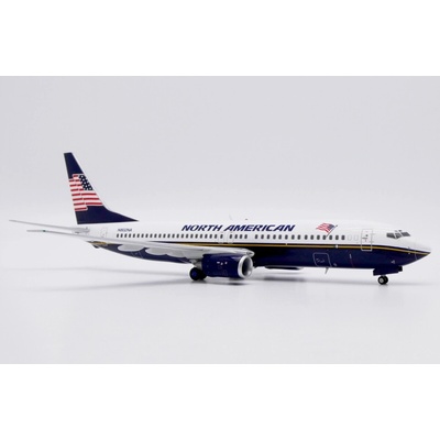 JC Wings B737-86N North American Airlines 1990s Colors Named Lana Ervin-Balsco 1:200