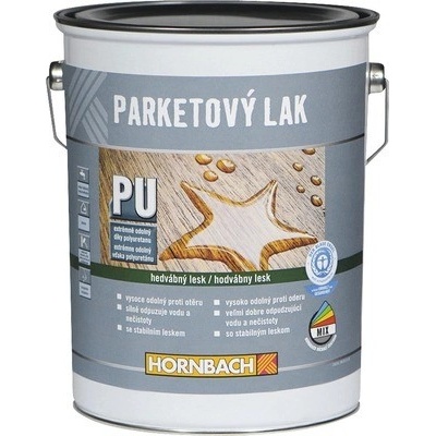 Hornbach parketový lak 5 l bezfarebný hodvábne matný