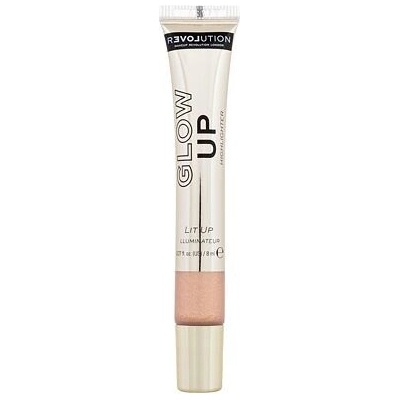 Revolution Relove Glow Up tekutý rozjasňovač Lit Up 8 ml