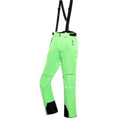 Alpine Pro Мъжки ски панталони с мембрана PTX сняг ALPINE PRO EDES неон зелено gecko ALPINE PRO | Zelen | МЪЖЕ | XL