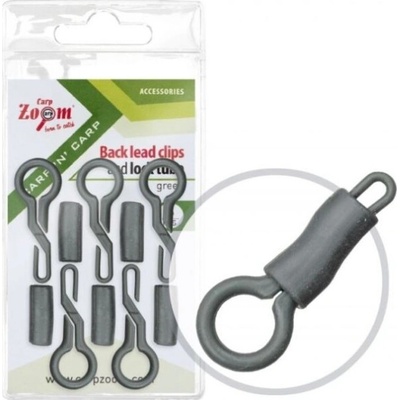 Carp Zoom Clips zelený 5ks