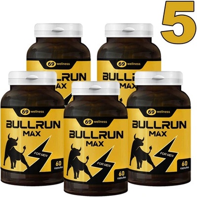 5 x BULLRUN капсули секс стимулант за мъже