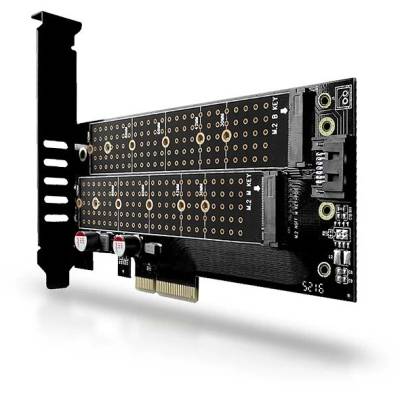 AXAGON PCEM2-D PCIe NVMe+NGFF M.2 adaptér