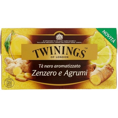 Twinings čierny čaj so zázvorom a citrusom 25 ks