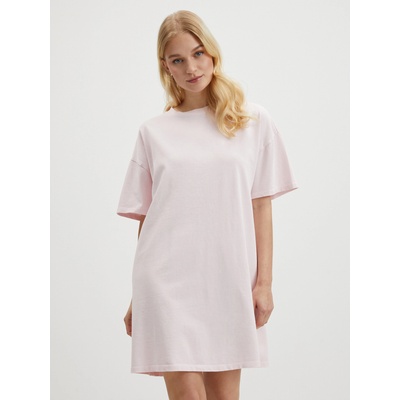 PIECES Светлорозова дамска основна рокля Pieces Taryn Pieces | Rozov | ЖЕНИ | XS