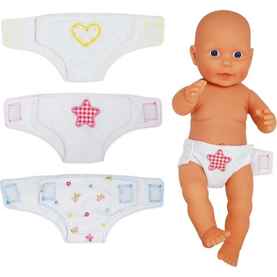 Dolls World Látkové pleny pro panenky 46 cm