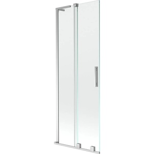 Mexen Velar L вана параван с плъзгащи се 2 крила 70 x 150 cm, прозрачен, хром - 896-070-003-01-01 (896-070-003-01-01)