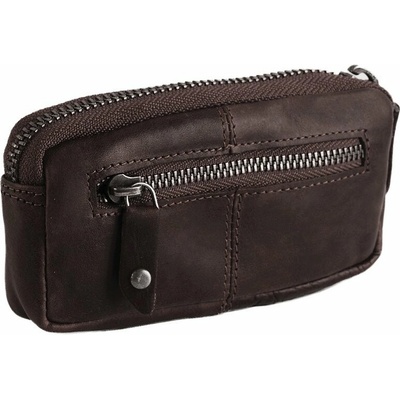 Kľúčenka The Chesterfield Brand Kožená RFID Corey C08.0413 tmavě hnedá