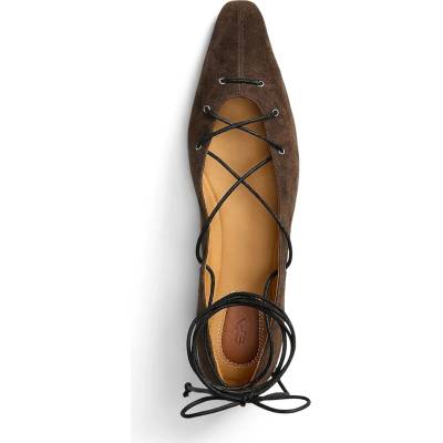 Ralph Lauren балеринки от велур Lce Pnt Blt (818P15775001.200)