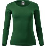 MALFINI Malfini fit-t long sleeve 169 / Дамска тениска с дълъг ръкав - бутилково зелено xxl (1690617)