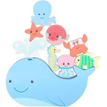 Orange Tree Toys Дървена игра за балансиране Orаnge Tree Toys - Морски животни (OTT12051)