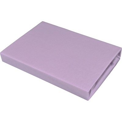 2P SERVIS prostěradlo Vigo Jersey lila 100% Bavlna 100x200x25