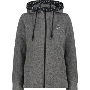 CMP Дамско поларено яке Cmp Women's Jacket Fix Hood Jacquard Knitted 35H1656 Fleece jacket - Antracite - размер 34 (EU) (105-6204-0111)