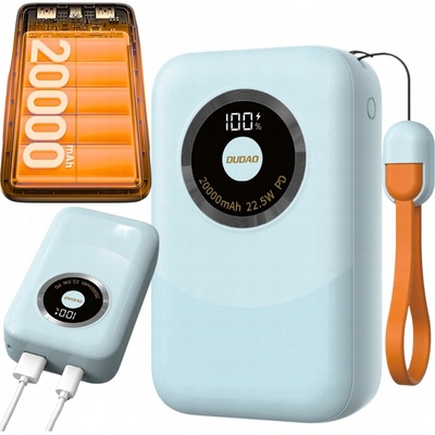 Dudao K21Pro Mini 20000mAh modrá