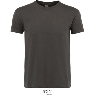Sol's Collection tričko Regent krátký rukáv pánské COT-25055367000 Šedá tmavá