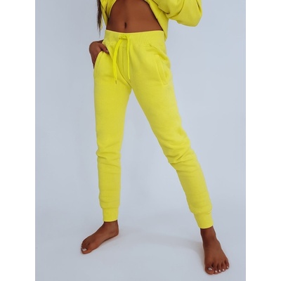 Dstreet dámské tepláky fitS UY0580 žluté