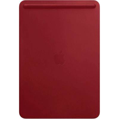 Apple Leather Sleeve - оригинален кожен калъф, тип джоб и отделение за Apple Pencil за iPad Pro 10.5 (2017) (червен)