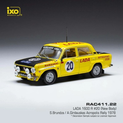 IXO Lada 1600 R Acropolis Rally 1978 20 Brundza Girdauskas 1:43