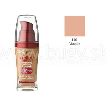L'Oréal Paris Infaillible make-up SPF15 120 Vanille 30 ml