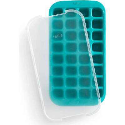 Lékué Форма за кубчета лед 34 см, тюркоазено, гума, Lékué (LKE882302)