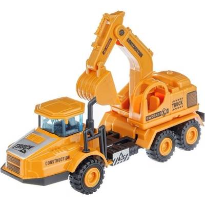 Daffi 115149 Stavební stroj Tahač s bagrem 1:50
