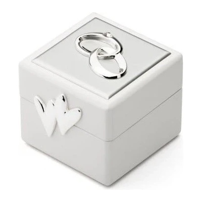 Bredemaijer Group Zilverstad Луксозна кутия със посребрени елементи за венчални халки (zv-7571261)