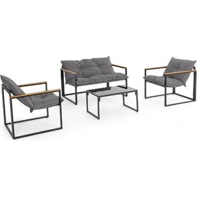 Bizzotto Комплект градински мебели ilda антрацит (0663800)