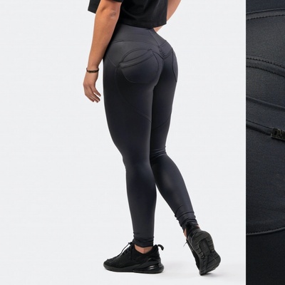 Nebbia Glossy Look Bubble Butt legíny s vysokým pasem 586 černé – Hledejceny.cz