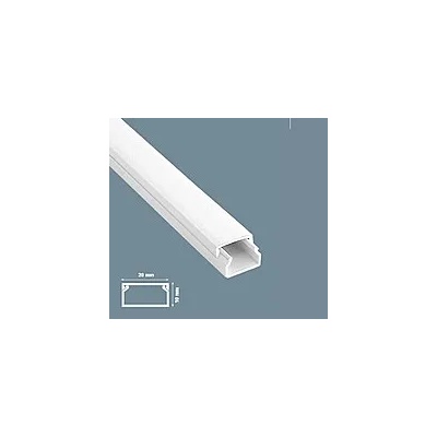 MUTLUSAN КАБЕЛ КАНАЛ 20х10 ЕКО mutlusan, БЯЛ 2м 010040111 (in01560005)