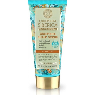 Natura Siberica rakytníkový peeling pre vlasovú pokožku 200 ml