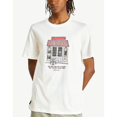 PUMA Graphics Cafe Mens Tee White
