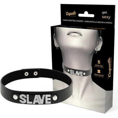 Coquette Choker Vegan Leather Slave